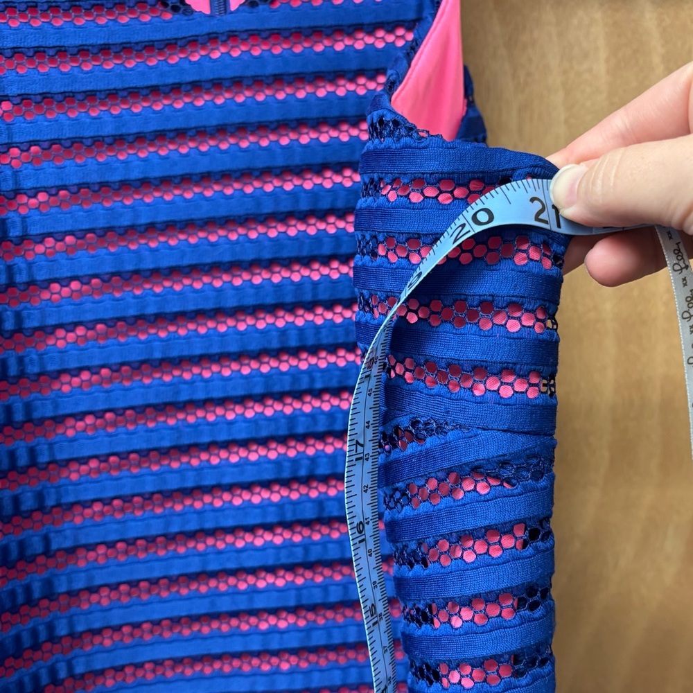 Lilly Pulitzer Blue and Pink Dress - Picture 12 of 15